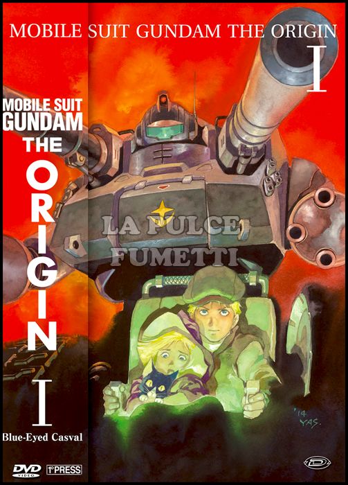 MOBILE SUIT GUNDAM THE ORIGIN - DVD #     1: BLUE-EYED CASVAL